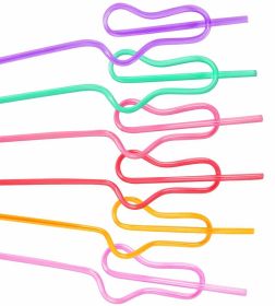 6Pcs Drink Straw for Adults Bridal Shower Birthday Party Wedding Favor Decor Juice Drinking Straws Home Kitchen Bar Garden Supplies Reusable Plastic S