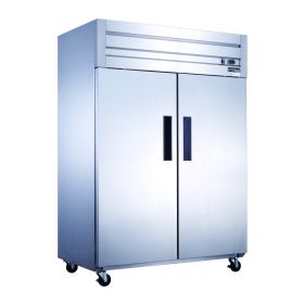 Dukers Commercial Double Door Upright Reach-in Refrigerator in Stainless Steel 41.73cu.ft.