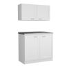 Cabinet Set Zeus, Garage, White