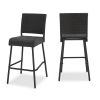 Outdoors Dark Brown Wicker Barstools - Set of 2