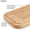 Farberware 9.45 inch X 15.75 inch Rubberwood Carving Board